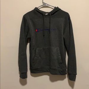 Grey champion hoodie